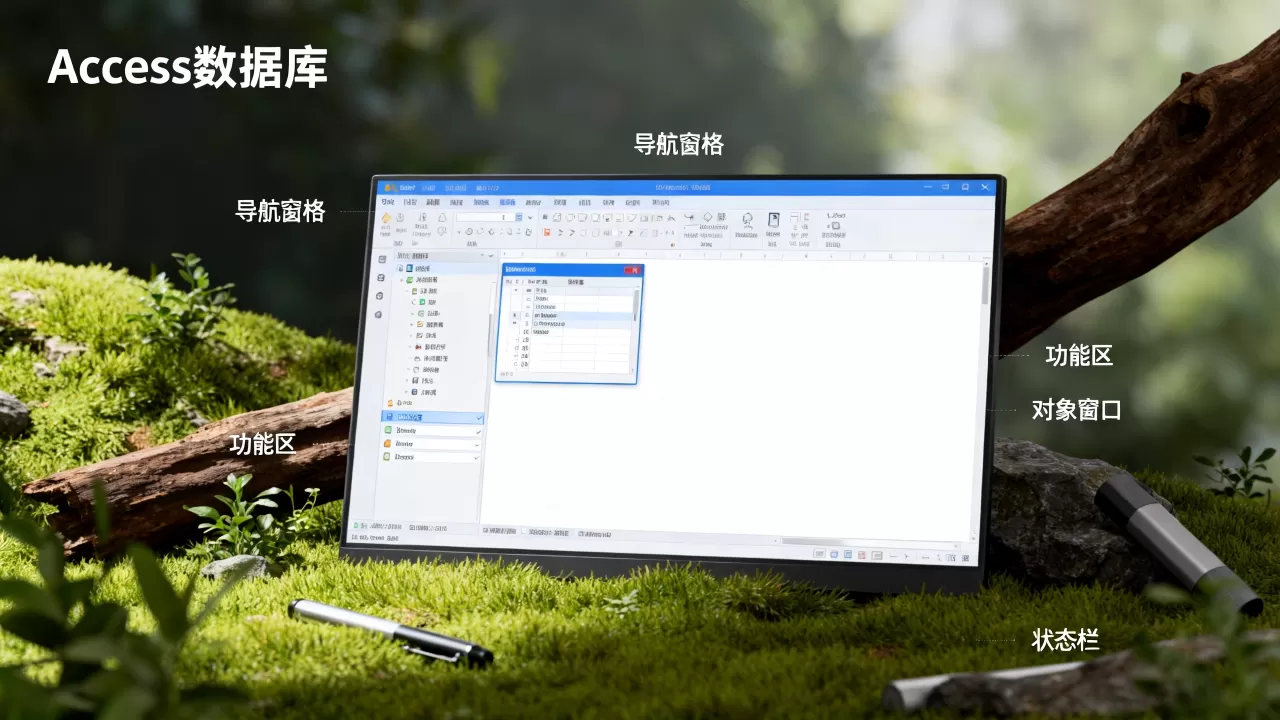 Access数据库窗口由哪些部分组成?access数据库窗口组成 Access数据库窗口由哪些部分组成?access数据库窗口组成