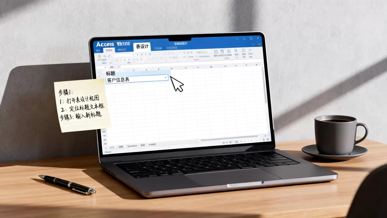 access数据库怎么改标题?access数据库修改标题步骤 access数据库怎么改标题?access数据库修改标题步骤
