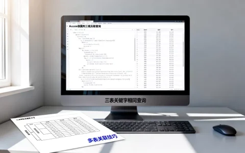 access数据库如何查三表关键字相同？access多表关联查询技巧