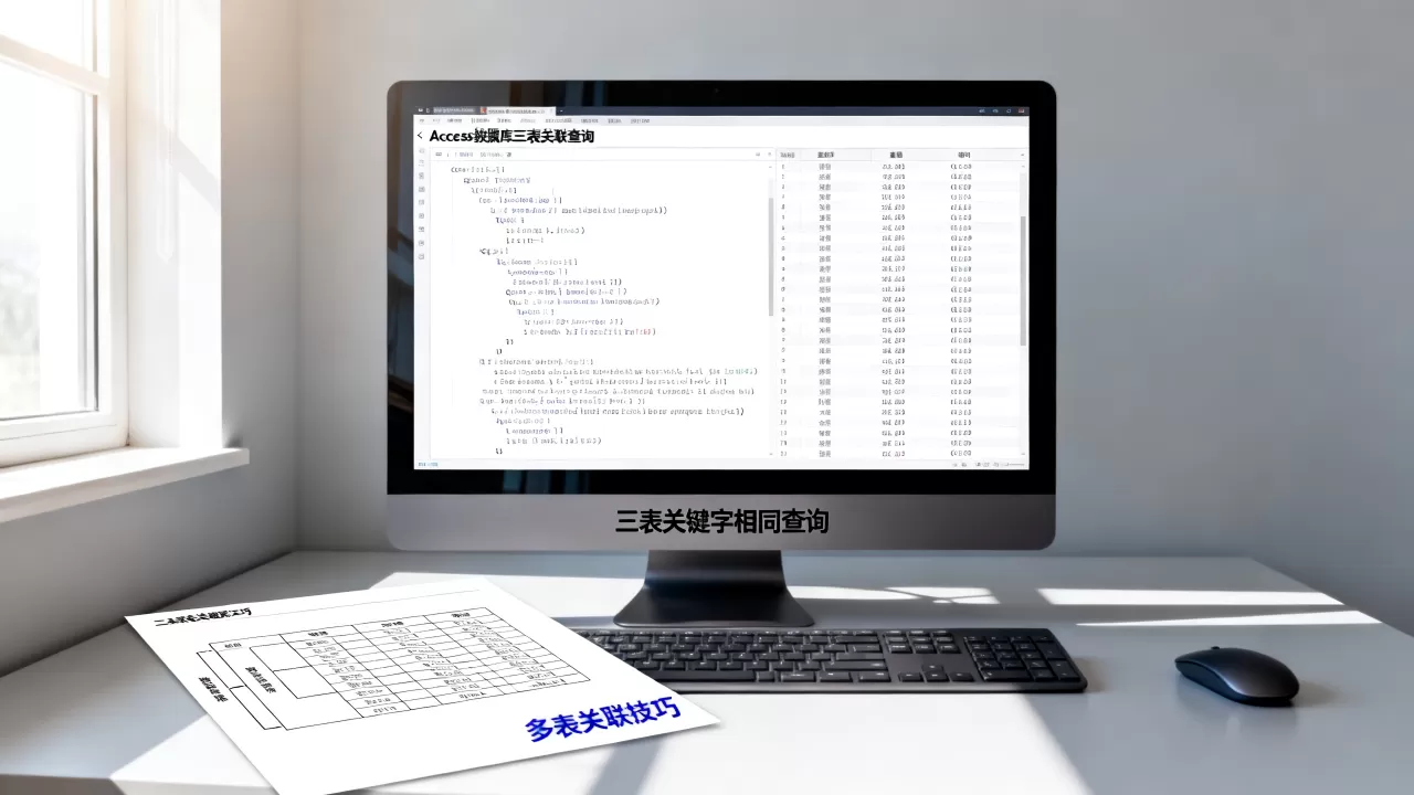access数据库如何查三表关键字相同?access多表关联查询技巧 access数据库如何查三表关键字相同?access多表关联查询技巧