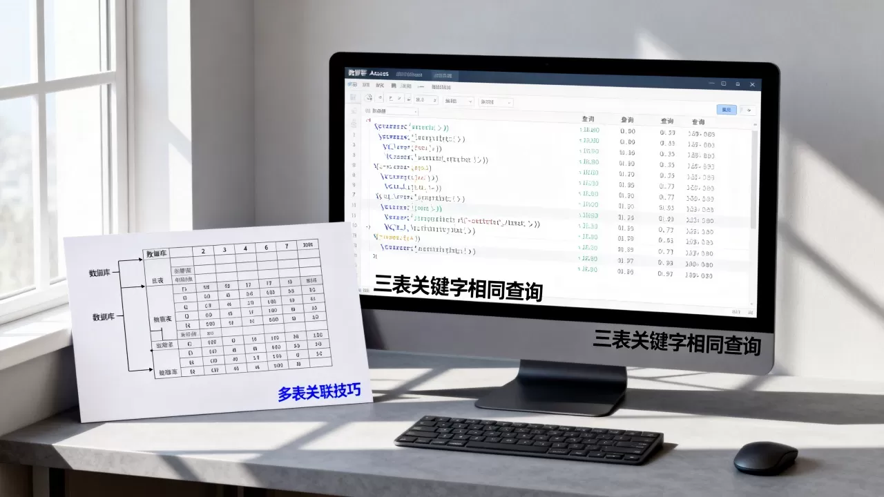 access数据库如何查三表关键字相同?access多表关联查询技巧 access数据库如何查三表关键字相同?access多表关联查询技巧