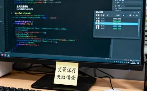 如何保存全局变量？SaveBatchOperate保存变量失败怎么办