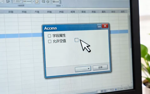 Access数据库空值怎么设置？如何设置Access数据库允许空值
