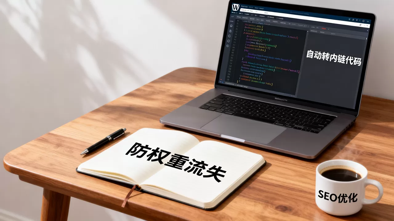 WordPress外链如何自动转内链?防权重流失代码 WordPress外链如何自动转内链?防权重流失代码