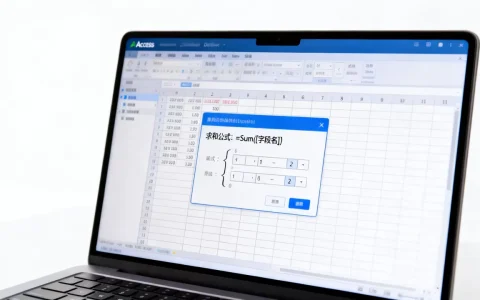 Access数据库怎么计算？access数据库求和公式