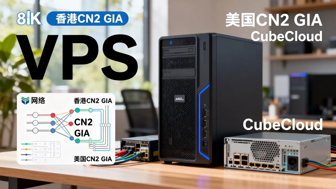 CubeCloud元旦特惠VPS值得买吗？香港CN2 GIA美国CN2 GIA VPS推荐