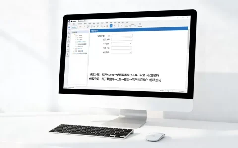 Access数据库怎么设置？Access数据库密码修改方法