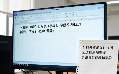 Access追加查询怎么做？Access数据库查询语句详解