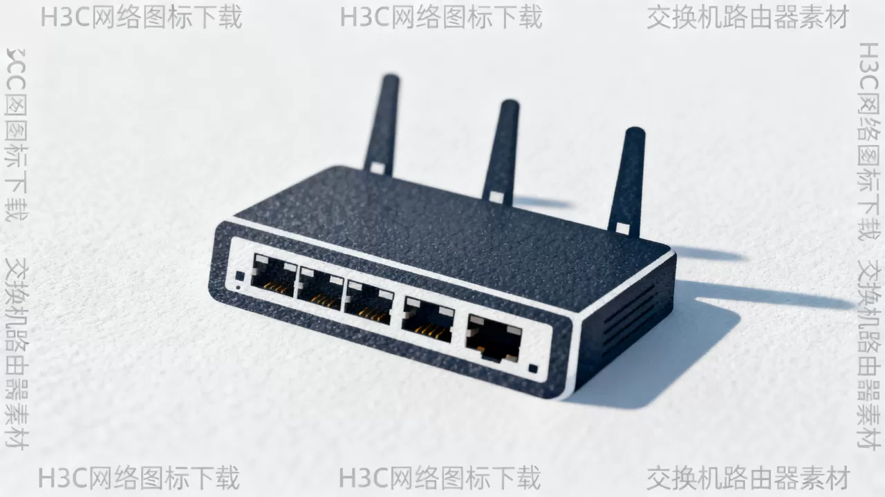 H3C网络图标在哪里下载？H3C交换机路由器图标素材