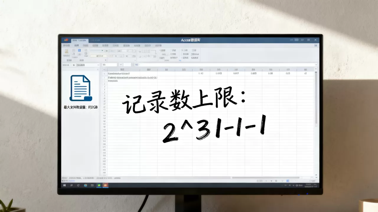 Access数据库记录数上限是多少?access数据库最大支持多少条数据 Access数据库记录数上限是多少?access数据库最大支持多少条数据