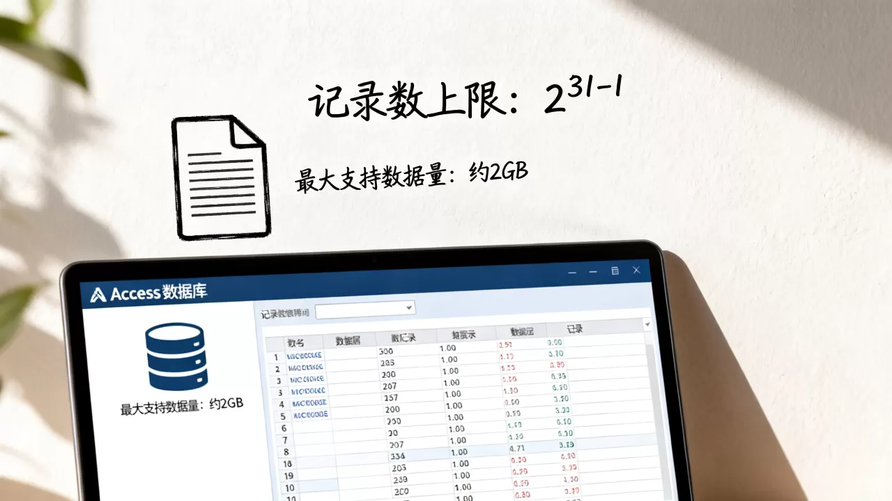 Access数据库记录数上限是多少?access数据库最大支持多少条数据 Access数据库记录数上限是多少?access数据库最大支持多少条数据
