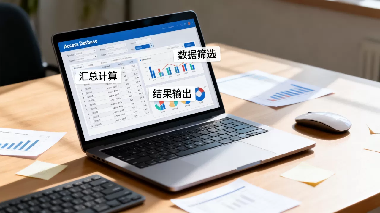 access数据库如何统计？access数据库统计方法