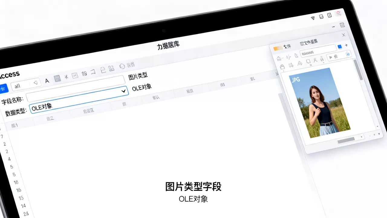 Access数据库图片类型怎么存?Access数据库添加图片字段 Access数据库图片类型怎么存?Access数据库添加图片字段