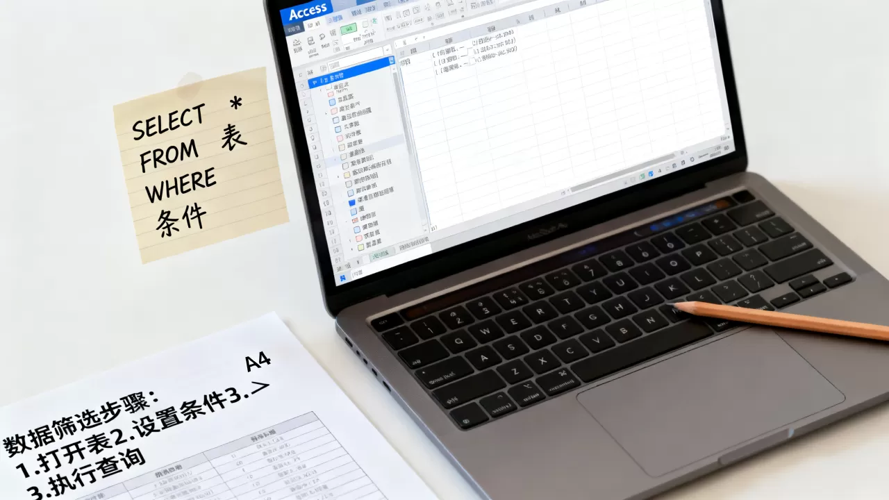 Access数据库怎么筛选数据？access数据库查询语句怎么写