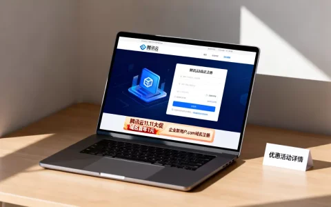 腾讯云11.11大促域名首年1元，企业新用户.com域名注册优惠活动详情