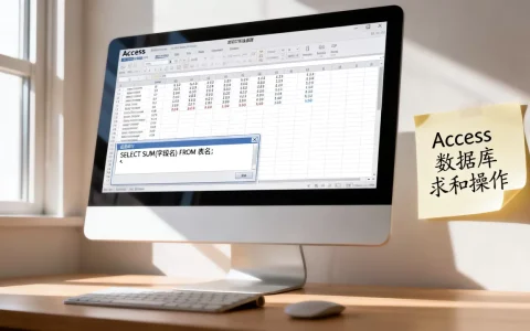 Access数据库怎么求和？sql sum函数用法详解