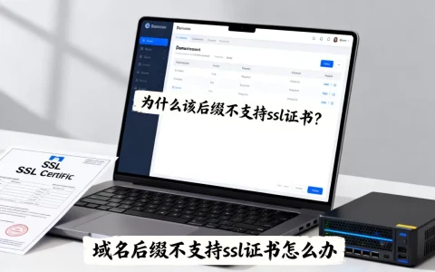 为什么该后缀不支持ssl证书？域名后缀不支持ssl证书怎么办