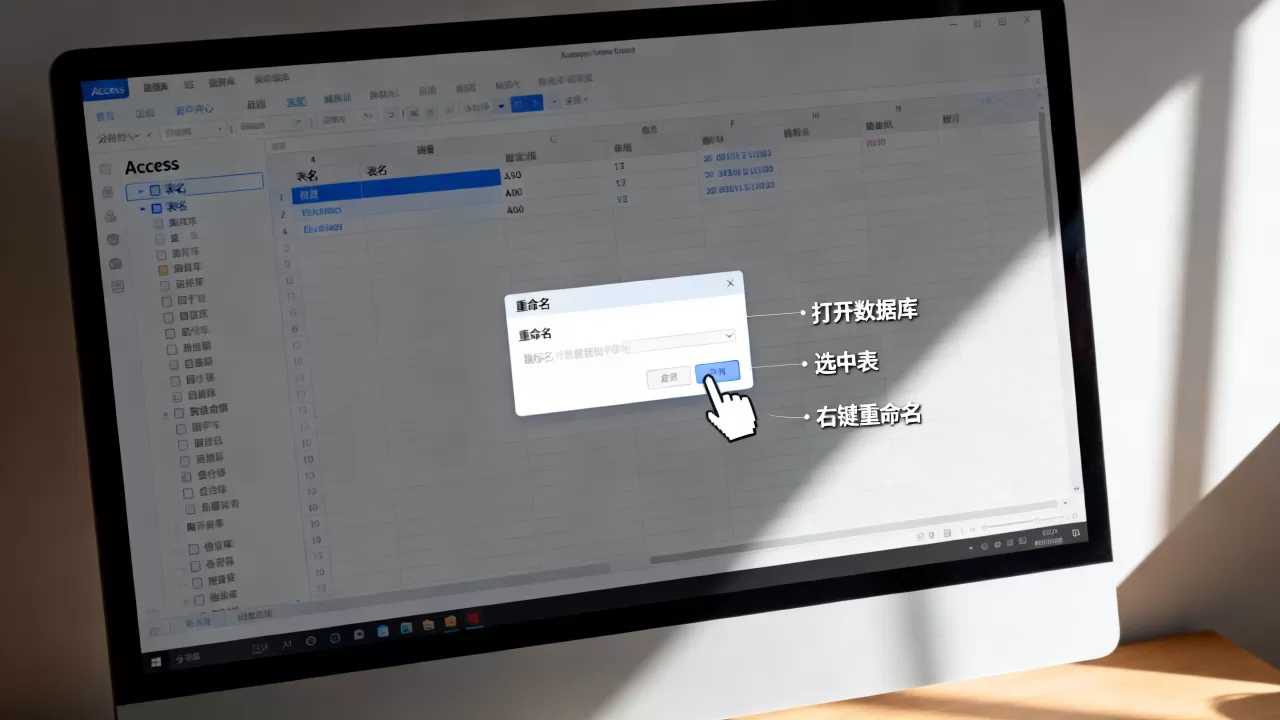 如何修改Access数据库表名?Access修改表名详细步骤 如何修改Access数据库表名?Access修改表名详细步骤
