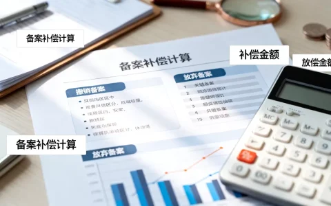 备案补偿怎么算？撤销备案与放弃备案的区别