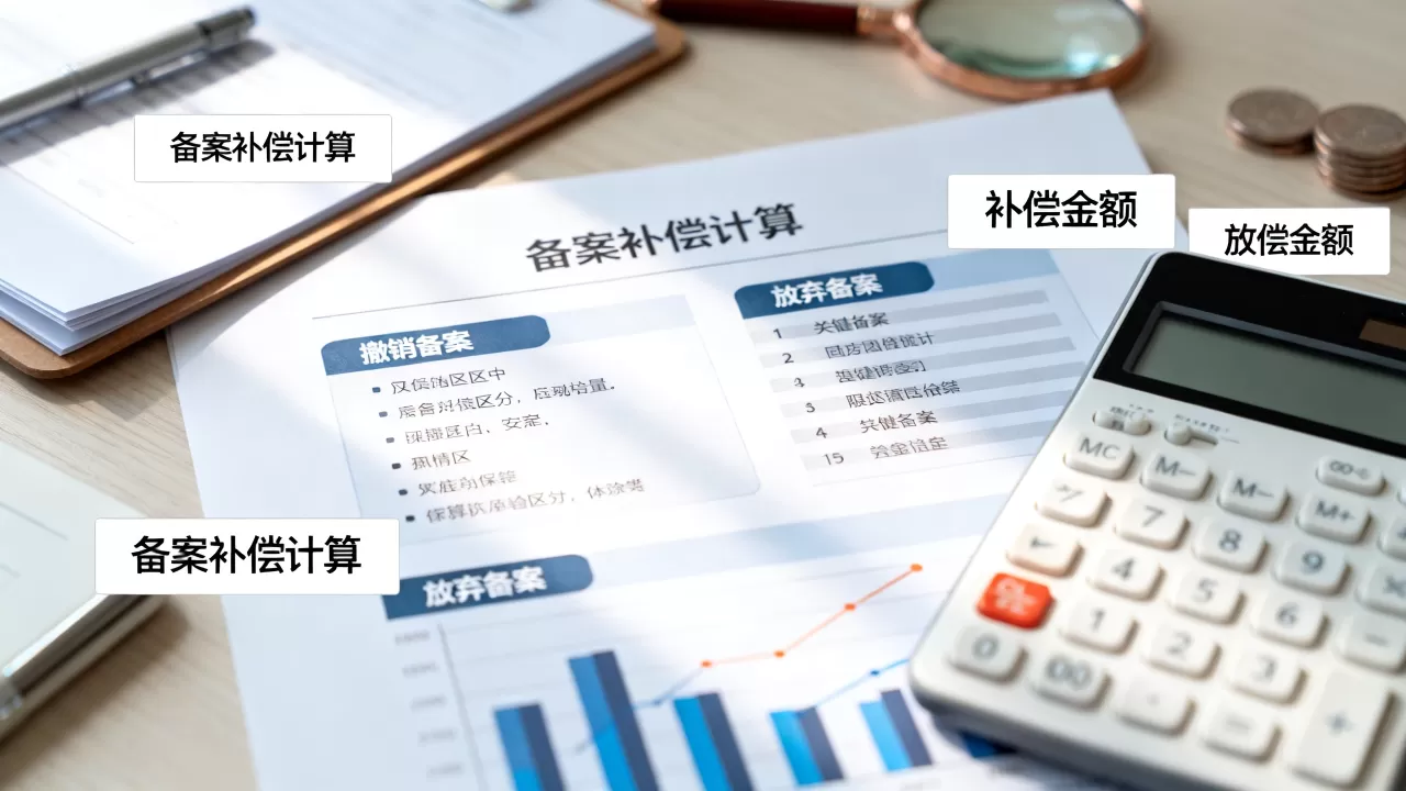 备案补偿怎么算?撤销备案与放弃备案的区别 备案补偿怎么算?撤销备案与放弃备案的区别