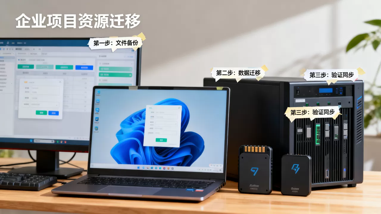 如何备份文件迁入企业项目？企业项目资源迁移步骤