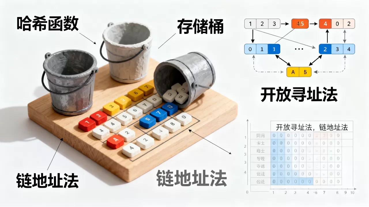 Hash表如何存储数据?哈希表冲突解决方法有哪些 Hash表如何存储数据?哈希表冲突解决方法有哪些