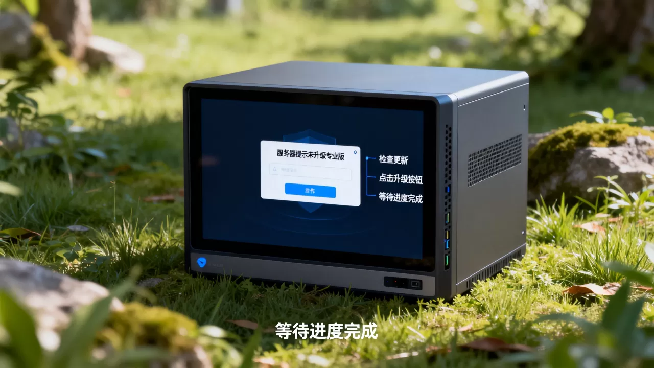 服务器提示未升级专业版怎么办?如何免费升级到专业版 服务器提示未升级专业版怎么办?如何免费升级到专业版