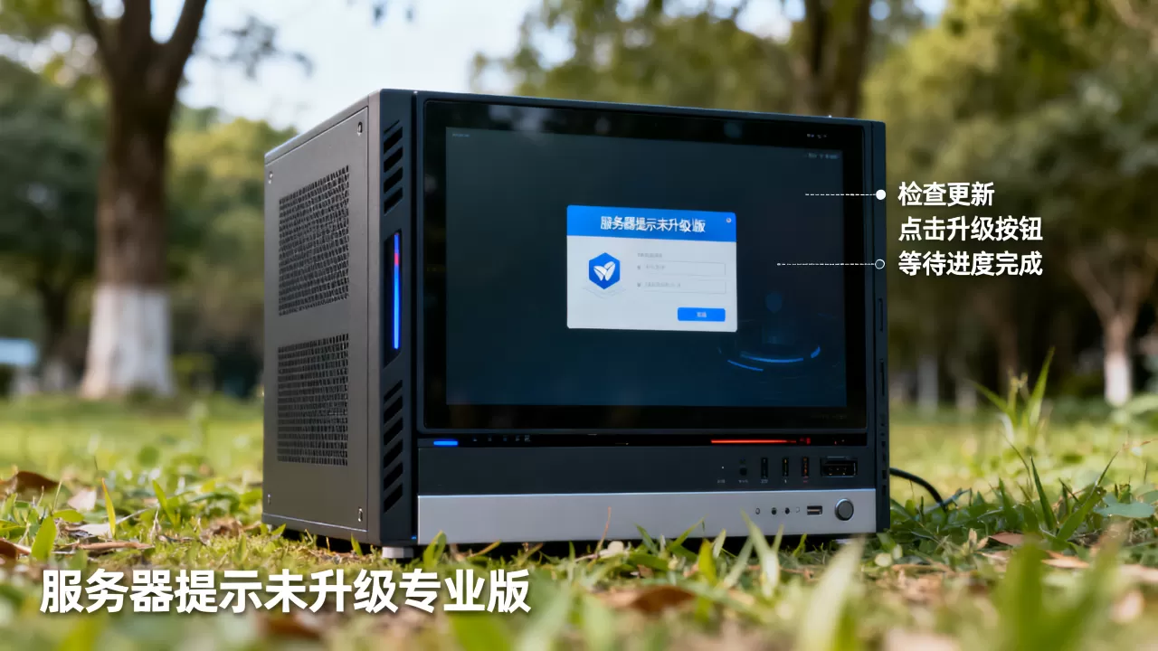 服务器提示未升级专业版怎么办?如何免费升级到专业版 服务器提示未升级专业版怎么办?如何免费升级到专业版