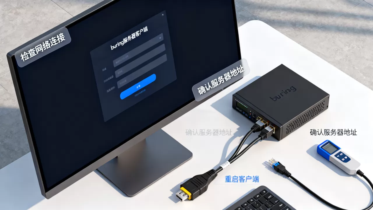 buring服务器客户端怎么连接？buring服务器客户端连接失败怎么办