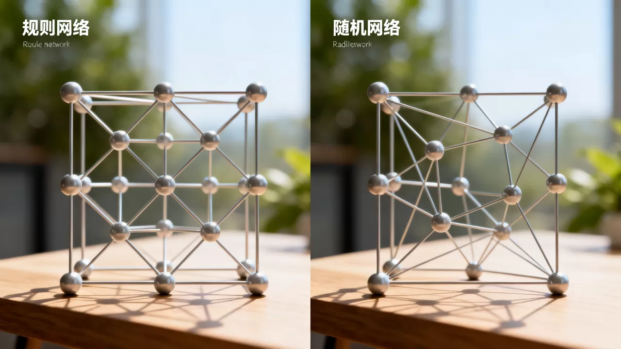 规则网络与随机网络有何区别? 规则网络与随机网络有何区别?