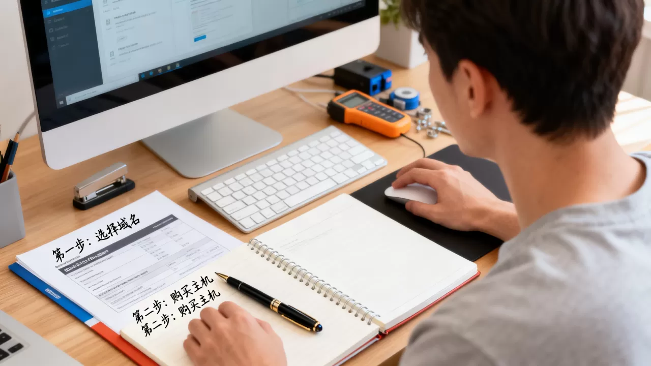 如何从零开始创造网站？新手建站教程全流程
