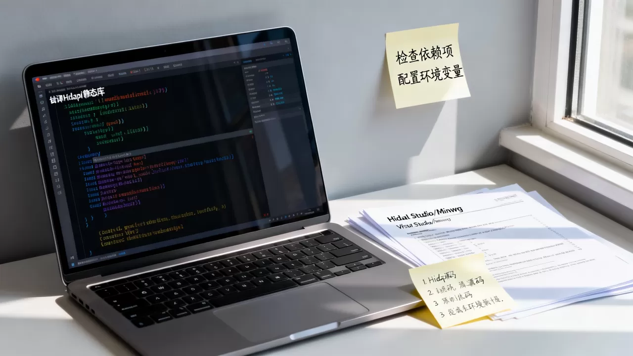 hidapi静态库编译报错怎么办？windows下如何编译hidapi