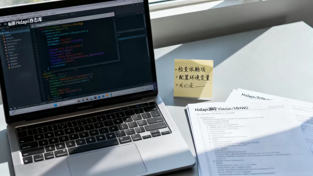 hidapi静态库编译报错怎么办？windows下如何编译hidapi