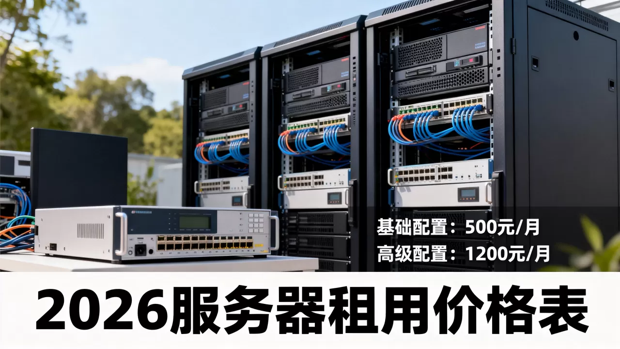 服务器租赁多少钱?2026最新服务器租用价格表 服务器租赁多少钱?2026最新服务器租用价格表