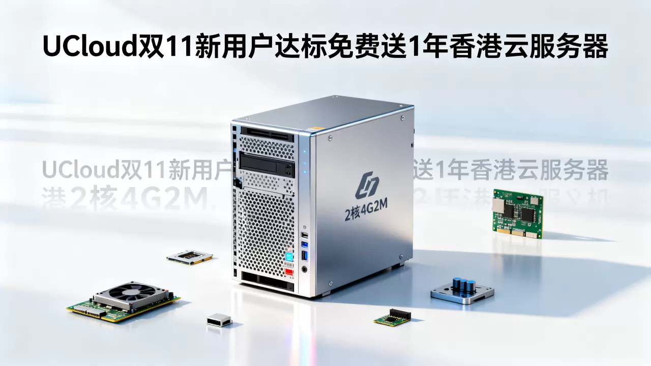 UCloud双11新用户达标能免费送1年香港云服务器吗?香港快杰型云服务器2核4G2M UCloud双11新用户达标能免费送1年香港云服务器吗?香港快杰型云服务器2核4G2M