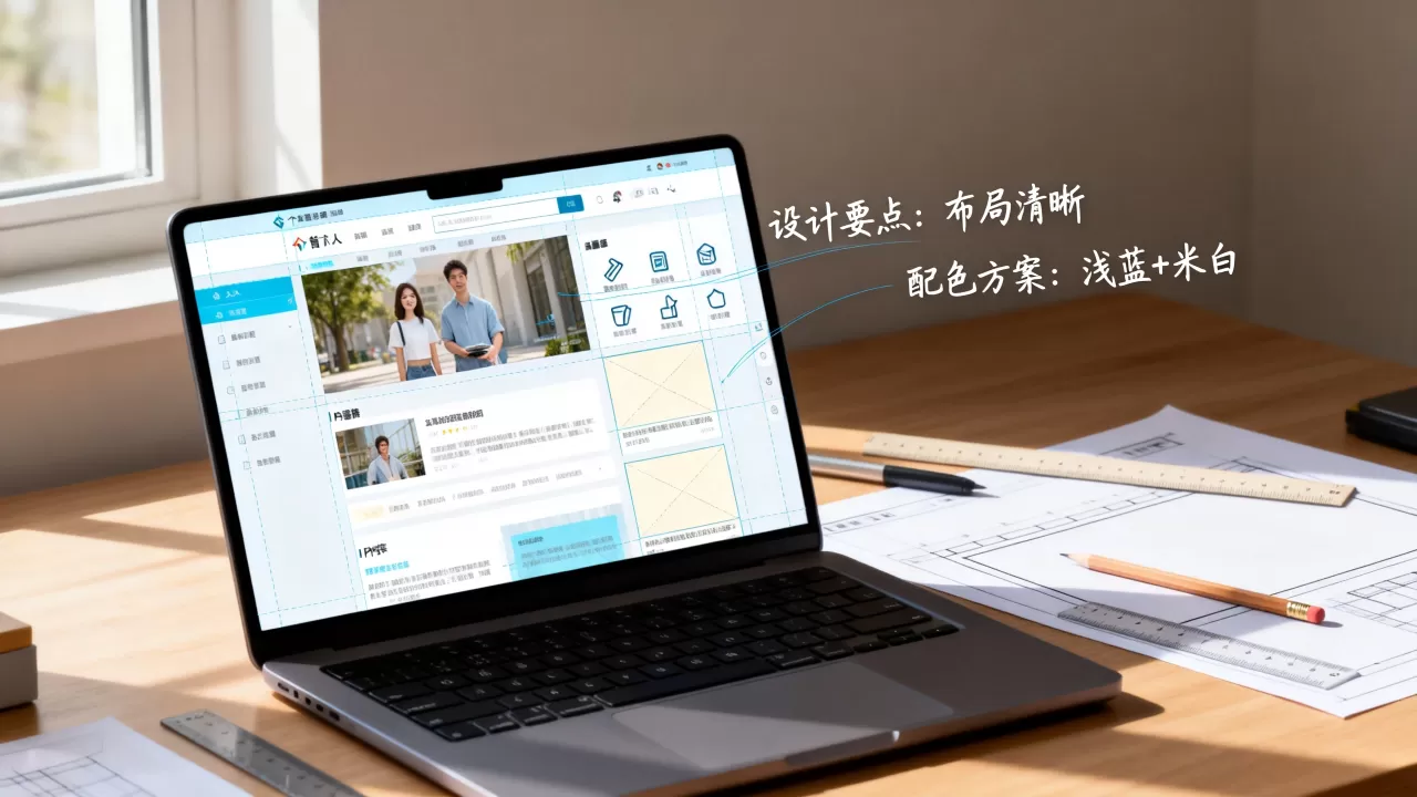 个人网站首页怎么设计才好看？个人网站模板免费分享