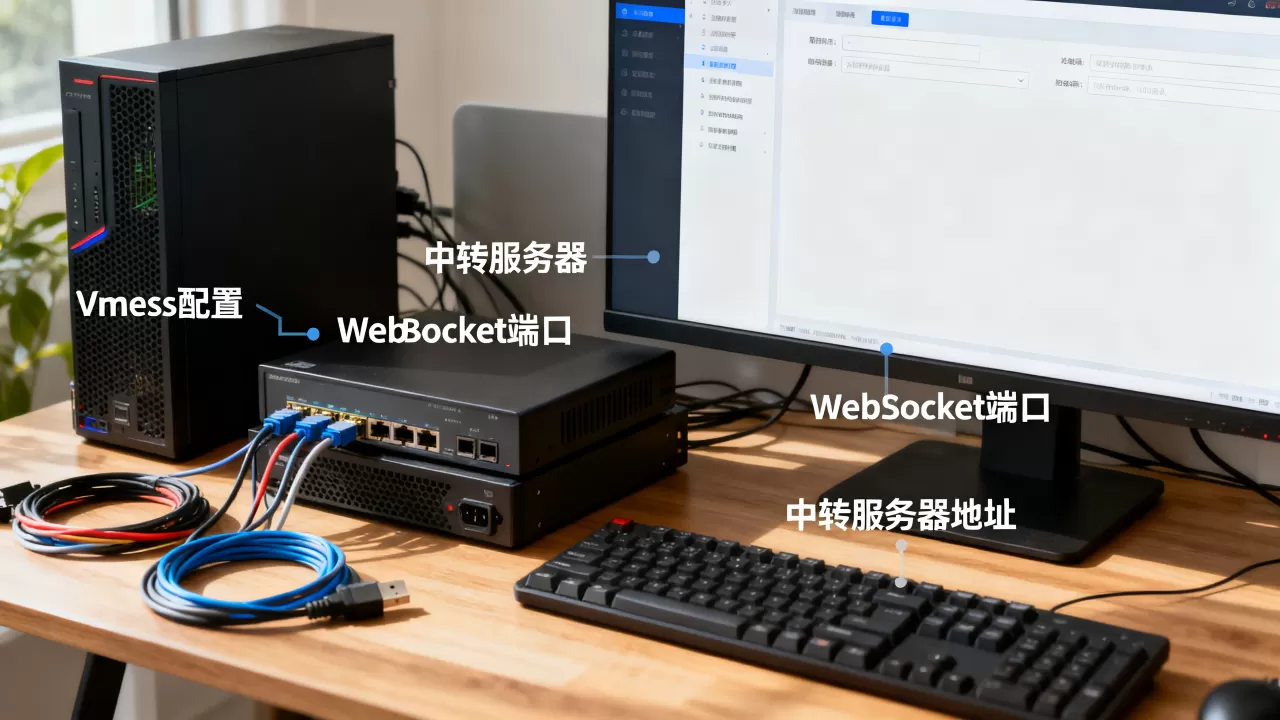 Vmess+WebSocket节点怎么设置？中转服务器搭建教程