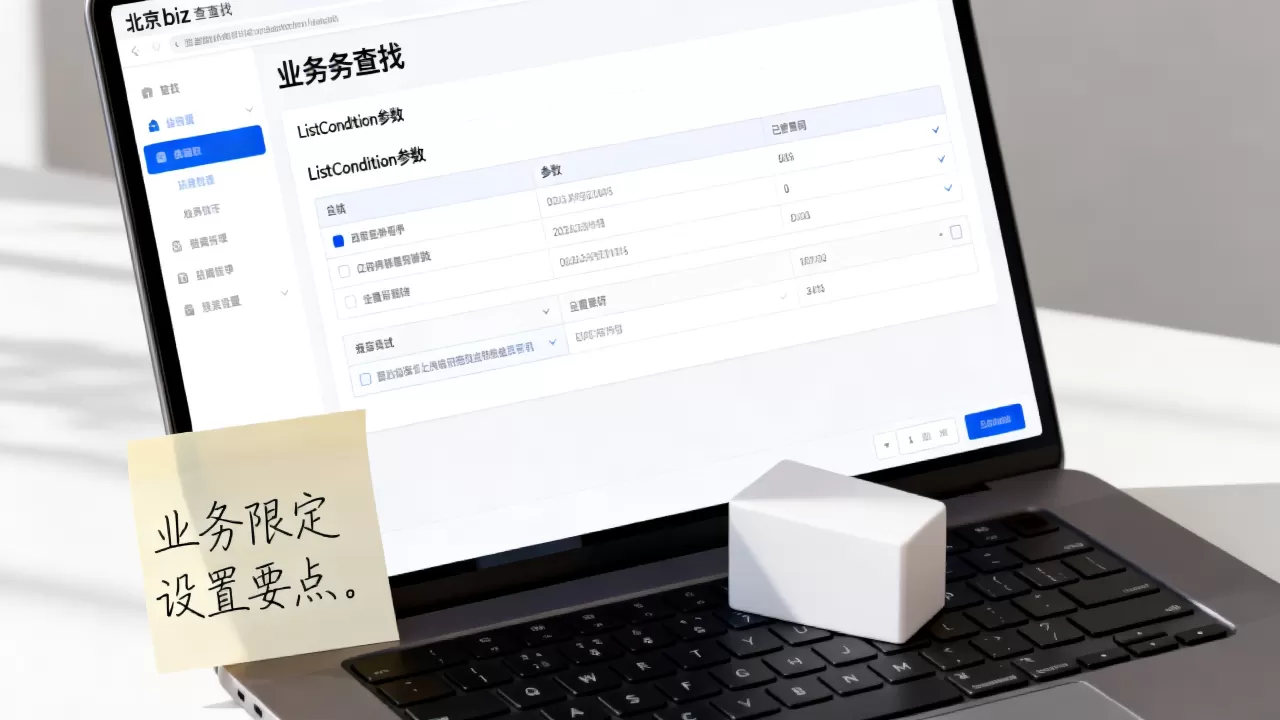 北京biz查找业务限定怎么设置?ListCondition参数详解 北京biz查找业务限定怎么设置?ListCondition参数详解