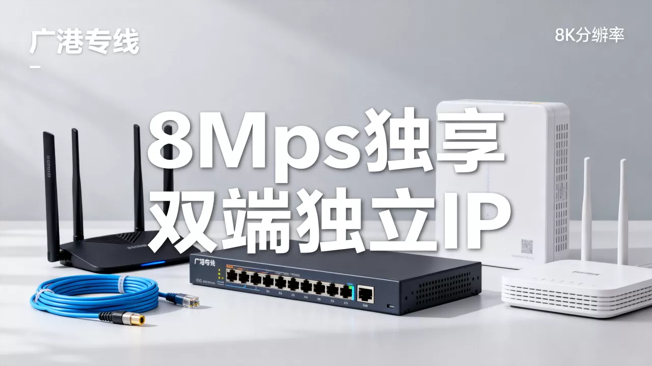 鸡仔云广港专线8Mbps独享真的不限流量吗？广港专线双端独立IP价格