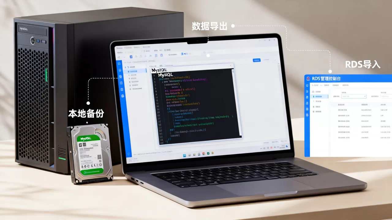 如何本地备份MySQL数据库？本地MySQL迁移到RDS for MySQL步骤详解