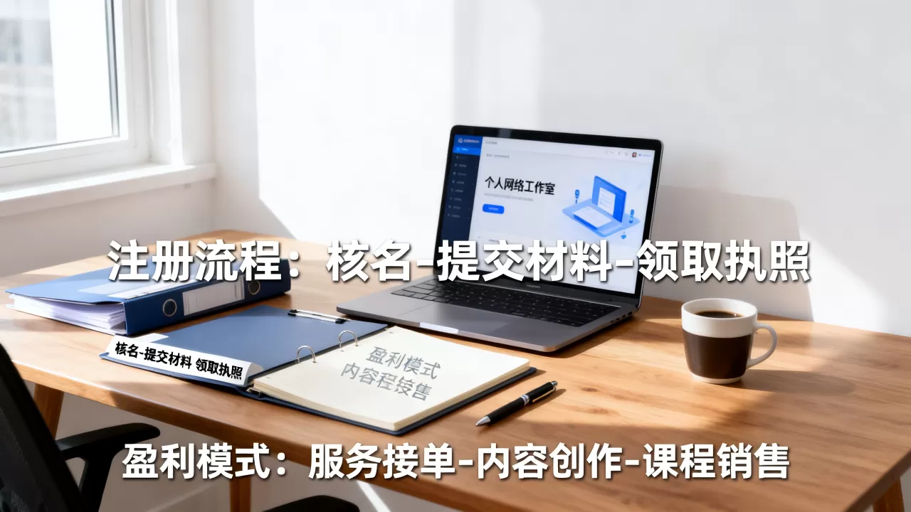 个人网络工作室怎么赚钱？个人网络工作室如何注册