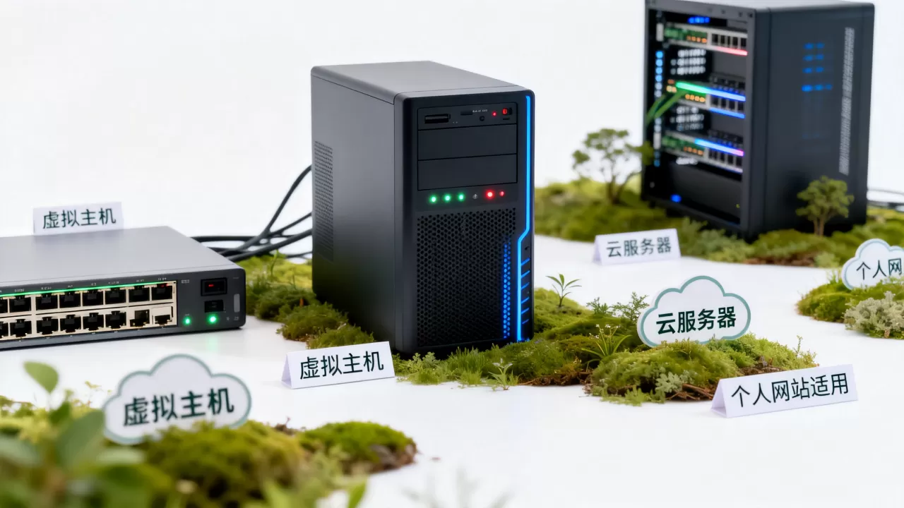 个人网站虚拟主机怎么选？虚拟主机和云服务器哪个适合个人站