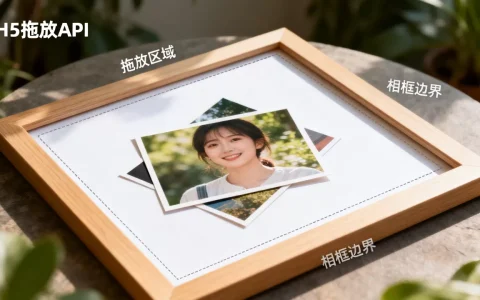 如何用H5拖放API实现图片相框效果？