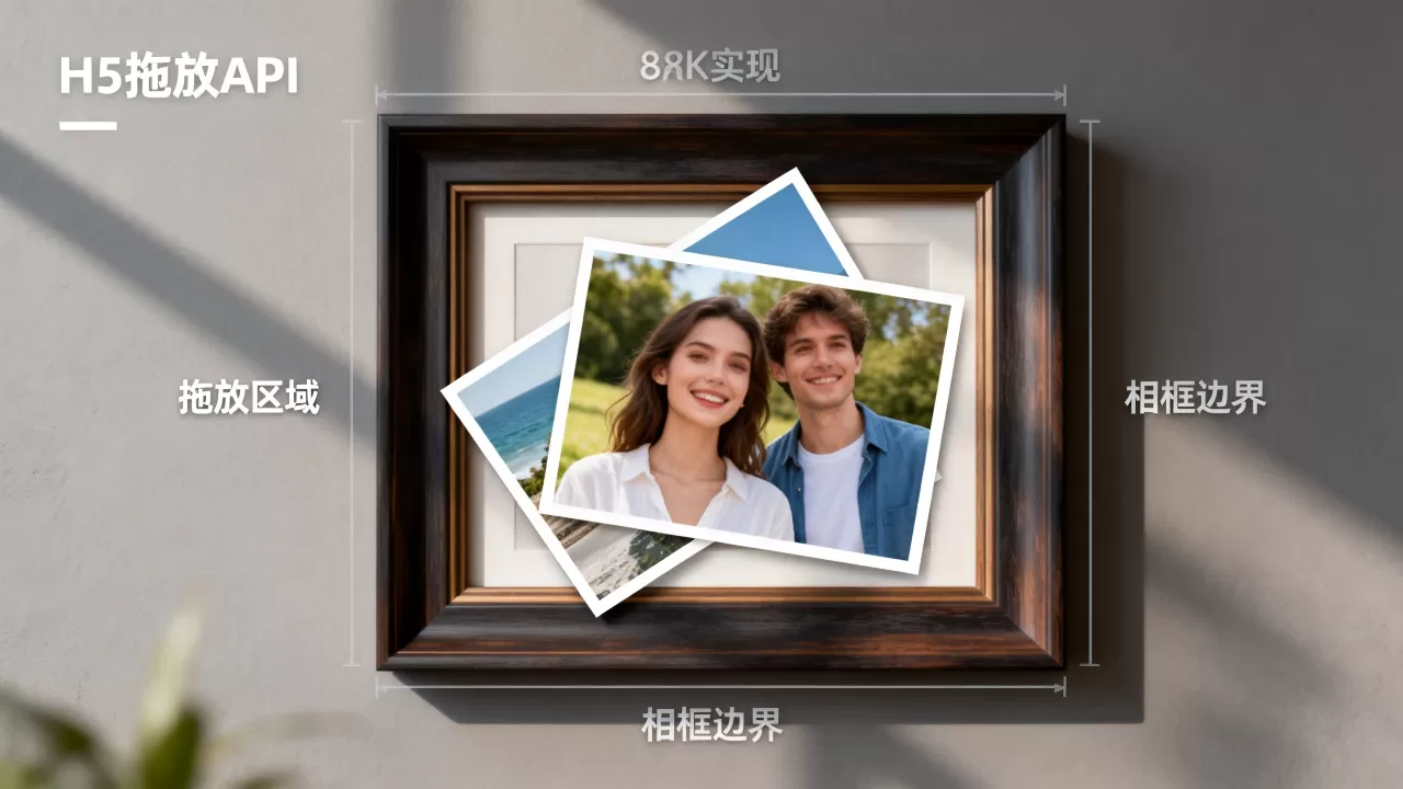 如何用H5拖放API实现图片相框效果? 如何用H5拖放API实现图片相框效果?
