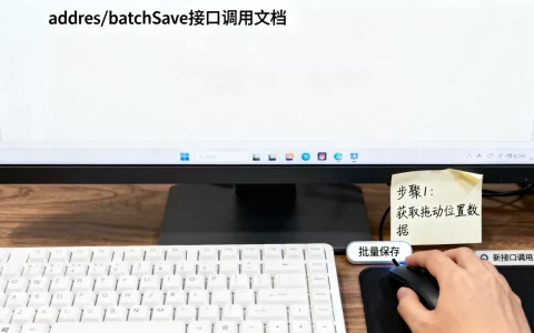 如何批量保存拖动位置？address/batchSave接口怎么调用
