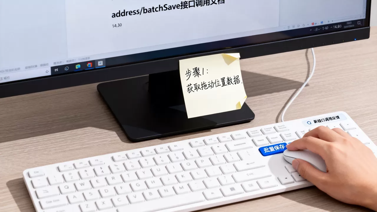 如何批量保存拖动位置?address/batchSave接口怎么调用 如何批量保存拖动位置?address/batchSave接口怎么调用