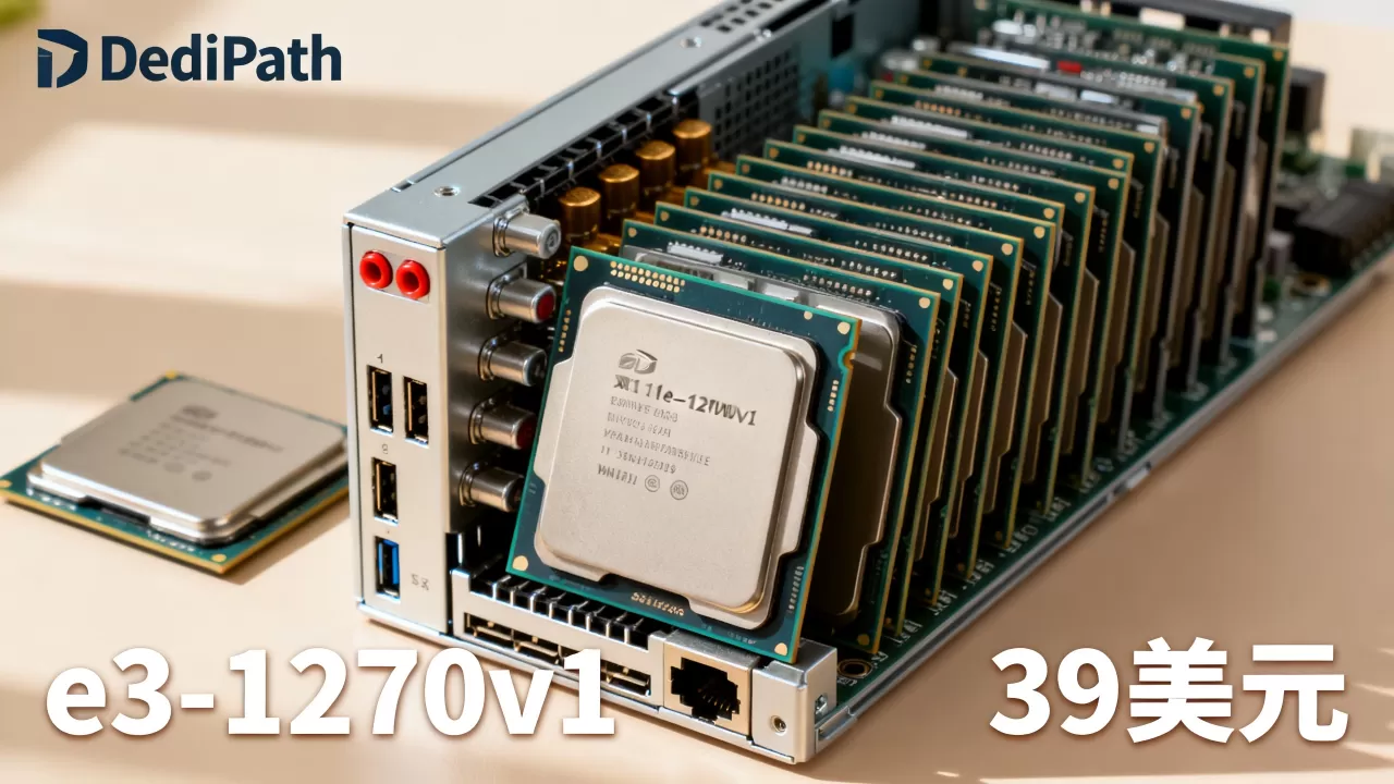 DediPath双11e3-1270v1服务器低至39美元怎么选？