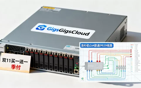 GigsGigsCloud双11买一送一是真的吗，洛杉矶GIA联通9929线路VPS季付$18