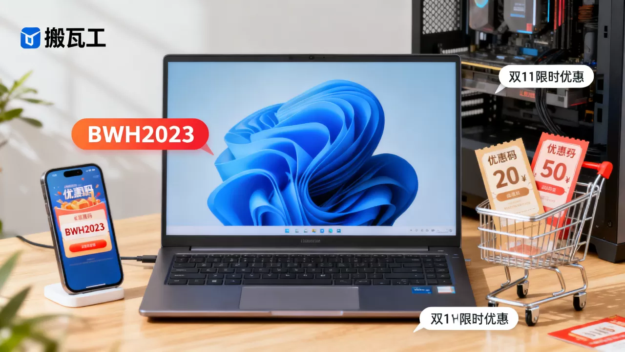 搬瓦工双11怎么买最划算?搬瓦工优惠码怎么领 搬瓦工双11怎么买最划算?搬瓦工优惠码怎么领