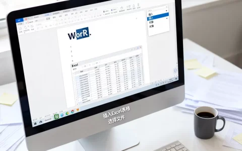 Word里怎么插入Excel表格？如何把Excel数据嵌入Word
